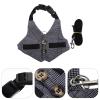 DECHOUS Adjustable Rabbit Harness with Leash, Durable Nylon and Soft Fabric, Gentleman Style view 2