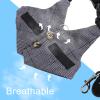 DECHOUS Adjustable Rabbit Harness with Leash, Durable Nylon and Soft Fabric, Gentleman Style view 4