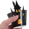 Halloween Party Decorations with Ghost Motifs, 2-Piece Paper Cupcake Topper Set view 4