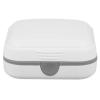 ABS and PVC Portable Hearing Aid Storage Case, White view 1