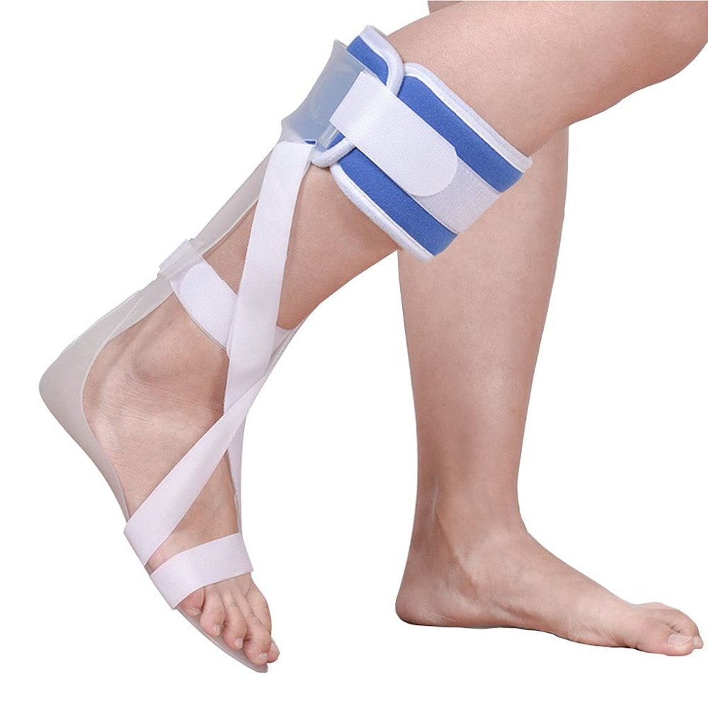 SDGBCXD Foot Drop Orthosis, Ankle Brace for Flat Feet, Nerve Injuries and Foot Positioning, Lightweight and Trimmable, Right-S (Left, L)