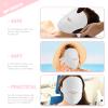 Housoutil Beauty Compression Face Towel for Women, Reusable Soft Cold and Warm Compress Towel view 3
