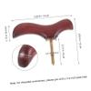 Yardwe Solid Wood Cane Handle, Ergonomic Polished Knob Replacement Grip view 2