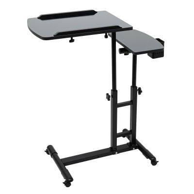 Rolling Tool Cart for Tattoo Workstations, Height-Adjustable Mobile Tattoo Table