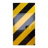 Self-Adhesive Foam Garage Wall and Pillar Protector with Reflective Stripes, Black/Yellow U-Shaped, 20 Pieces view 1