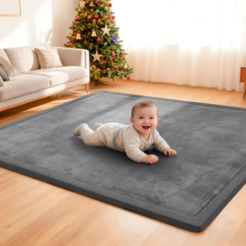 ACOMOPACK Fitness Mat for Adults, 3.5 cm Thick Memory Foam, 200 × 300 cm, Non-Slip, Suitable for Dumbbell Training and Floor Exercises — Not Suitable for Persons Under 18
