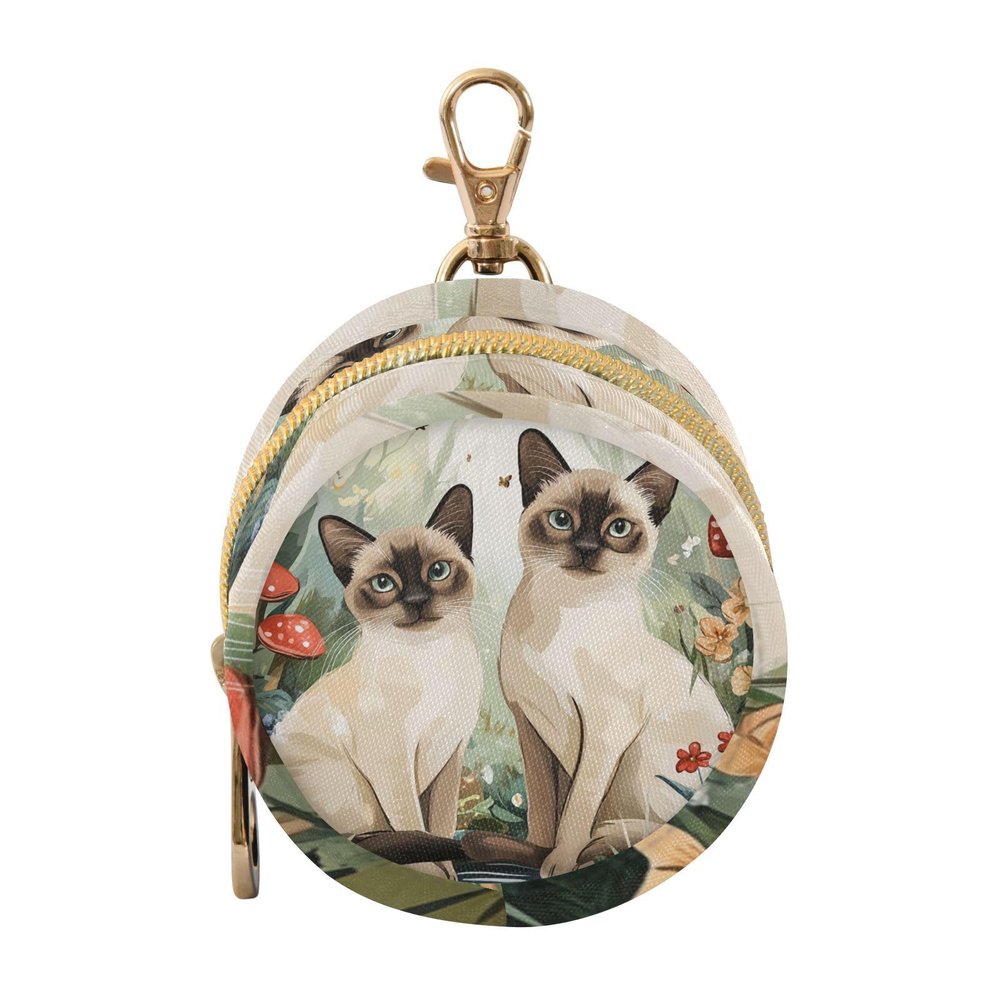 Tonkinese Cat Baby Boy Pacifier Case with Zipper and Clip