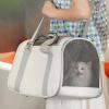 Yechiry Soft Cat Carrier, Foldable Pet Travel Carrier with Shoulder Strap and Removable Padding, for Pets up to 7 kg, 29 x 35 x 42 cm, Warm Winter Type view 3