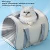 Yechiry Soft Cat Carrier, Foldable Pet Travel Carrier with Shoulder Strap and Removable Padding, for Pets up to 7 kg, 29 x 35 x 42 cm, Warm Winter Type view 4
