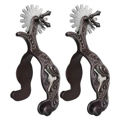 xowwyue Cowboy Boot Spurs for Equestrian Events