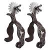 xowwyue Cowboy Boot Spurs for Equestrian Events view 1