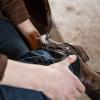 xowwyue Cowboy Boot Spurs for Equestrian Events view 2