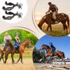 xowwyue Cowboy Boot Spurs for Equestrian Events view 4