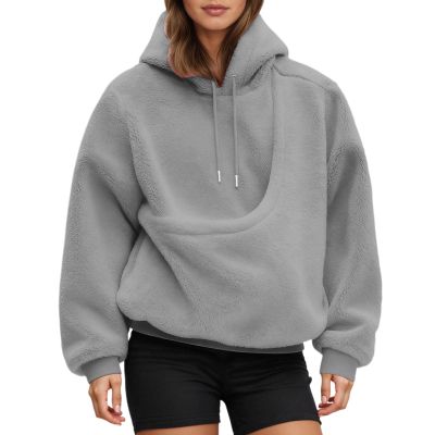 Women's Hoodie with Large Pocket for Pets