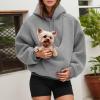 Women's Hoodie with Large Pocket for Pets view 2