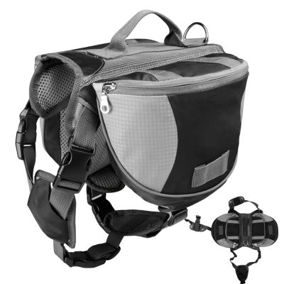 Adjustable Breathable Dog Harness Backpack