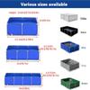 Large Outdoor Water Tank with Stand, 2 x 2 x 0.9 m, for Koi Fish and Turtles, Green Aquarium and Swimming Pool view 2