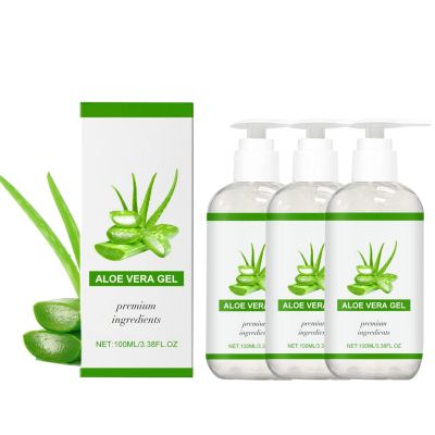 Organic Aloe Vera Gel for Face, Soothing & Nourishing, for Dry & Stressed Skin, Sunburn, After-Sun Care (3)