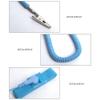 URPIZY Anti-Static Wrist Strap, Blue Grounding Wristband, Soft Elastic Band view 2