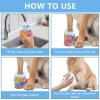 Flower Pink Portable Pet Paw Cleaner with Soft Silicone Brush for Dogs and Cats view 4