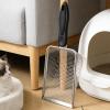 unbholkk Cat Litter Scoop, 2-Pack Stainless Steel view 4