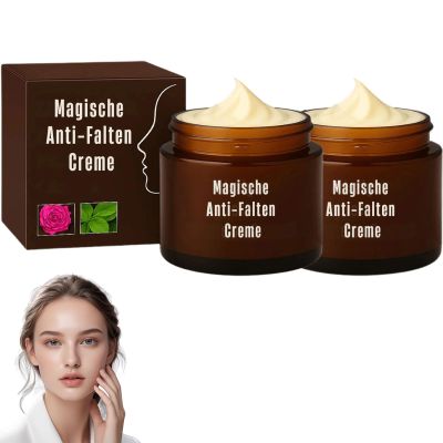 Magic Anti-Wrinkle Cream, Professional Retinol Anti-Aging Day Cream, Luxeveria Retinol Cream, Reduces Dryness Lines and Fine Lines, All Skin Types (2-Pack)