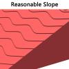 Wansiman Non-Slip Plastic Threshold Ramp for Wheelchairs view 4