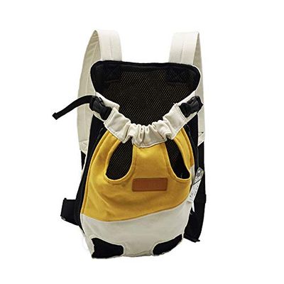 Dog Backpack Carrier for Small Dogs, Mesh, White, 4–5.5 kg