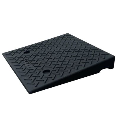 XQJLBZA Driveway Ramp, 5–20 cm High, Portable Rubber Curb Ramp for Lawn Mowers, Sheds, Garages, Wheelchairs, and Pets (6 cm/2.4 in)