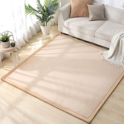 3 cm Thick Baby Crawling and Play Mat, Non-Slip Coral Velvet, 80 x 120 cm