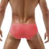 Men's Low-Rise Hipster Trunks, Stretch, Transparent Ice Silk Jockstrap view 1