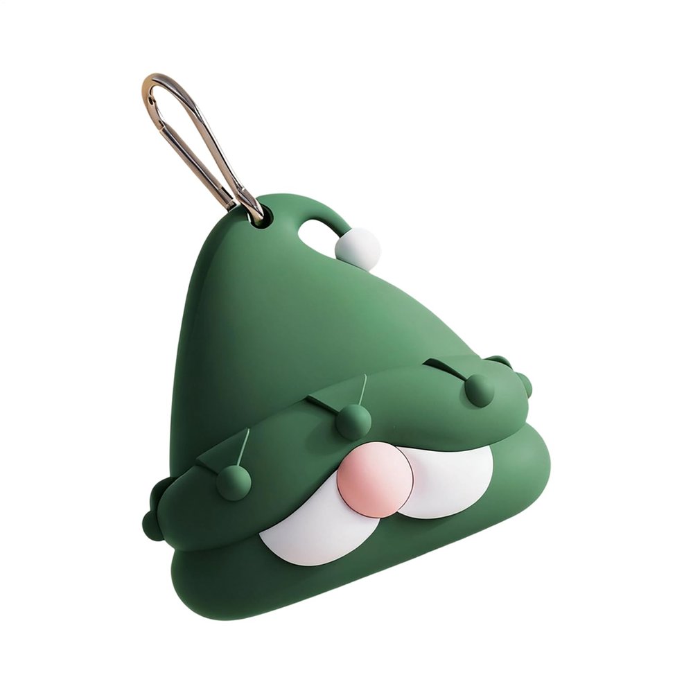 Gnome-Shaped Dog Waste Bag Dispenser with Clip Hook