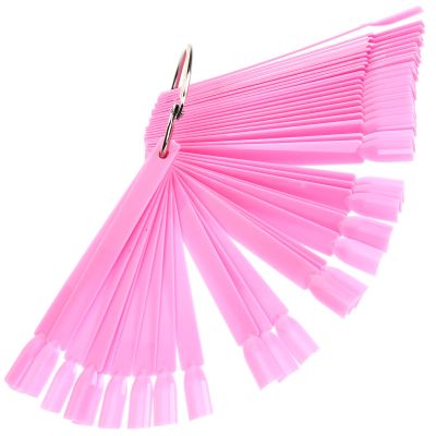 Homoyoyo 150 Pink Nail Tip Color Swatch Sticks with Ring