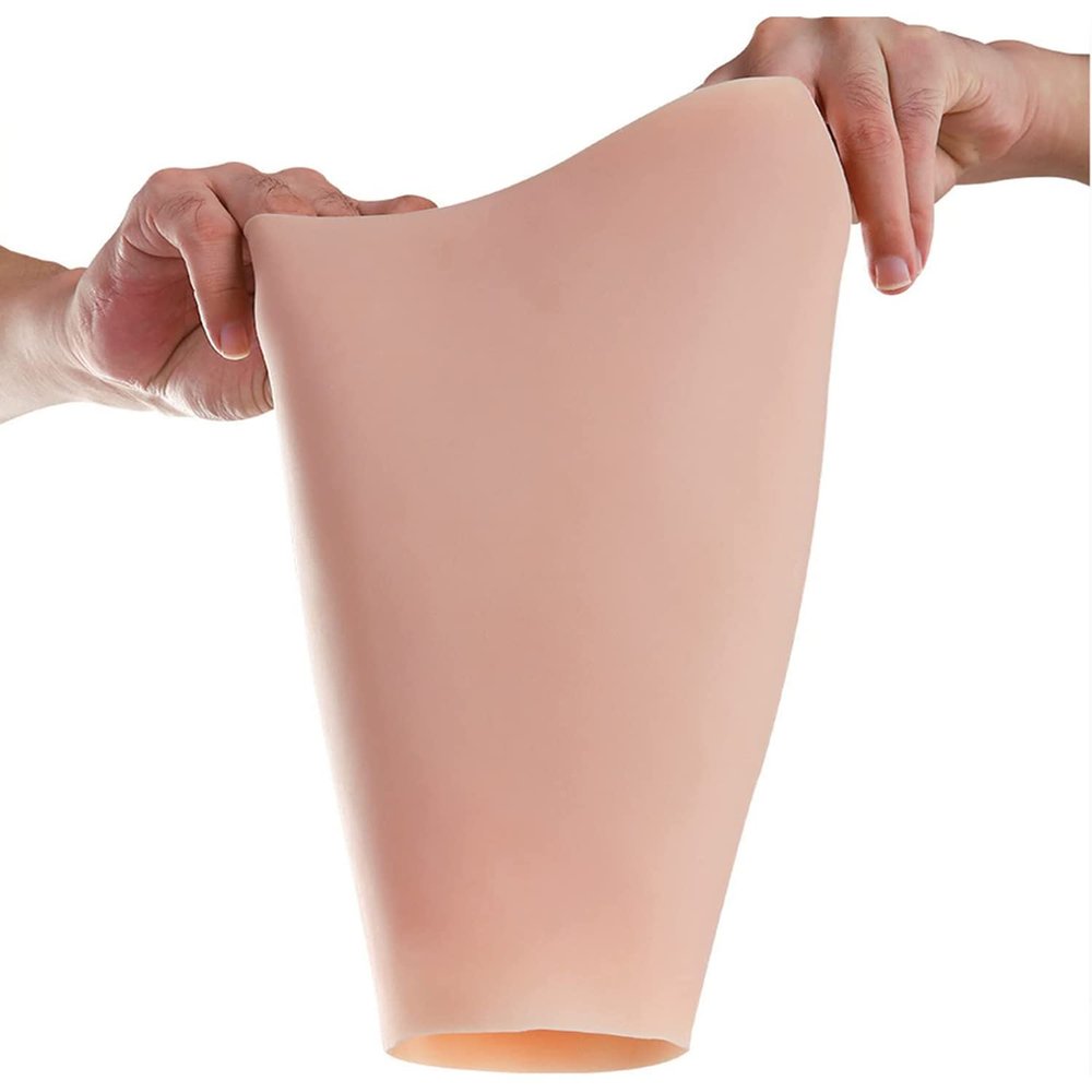 EZLUIYLDH Silicone Thigh Protector, Realistic Silicone Calf Pads for Leg Enhancement and Calf Correction