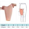 EZLUIYLDH Silicone Thigh Protector, Realistic Silicone Calf Pads for Leg Enhancement and Calf Correction view 2