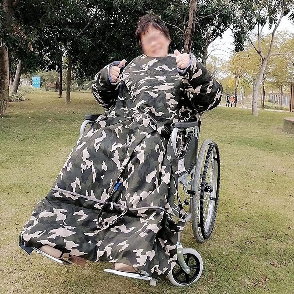 EZLUIYLDH Wheelchair Blanket with Thick Down Filling