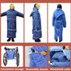 EZLUIYLDH Wheelchair Blanket with Thick Down Filling and Quilted Design, Universal Fit for Manual and Power Wheelchairs view 4