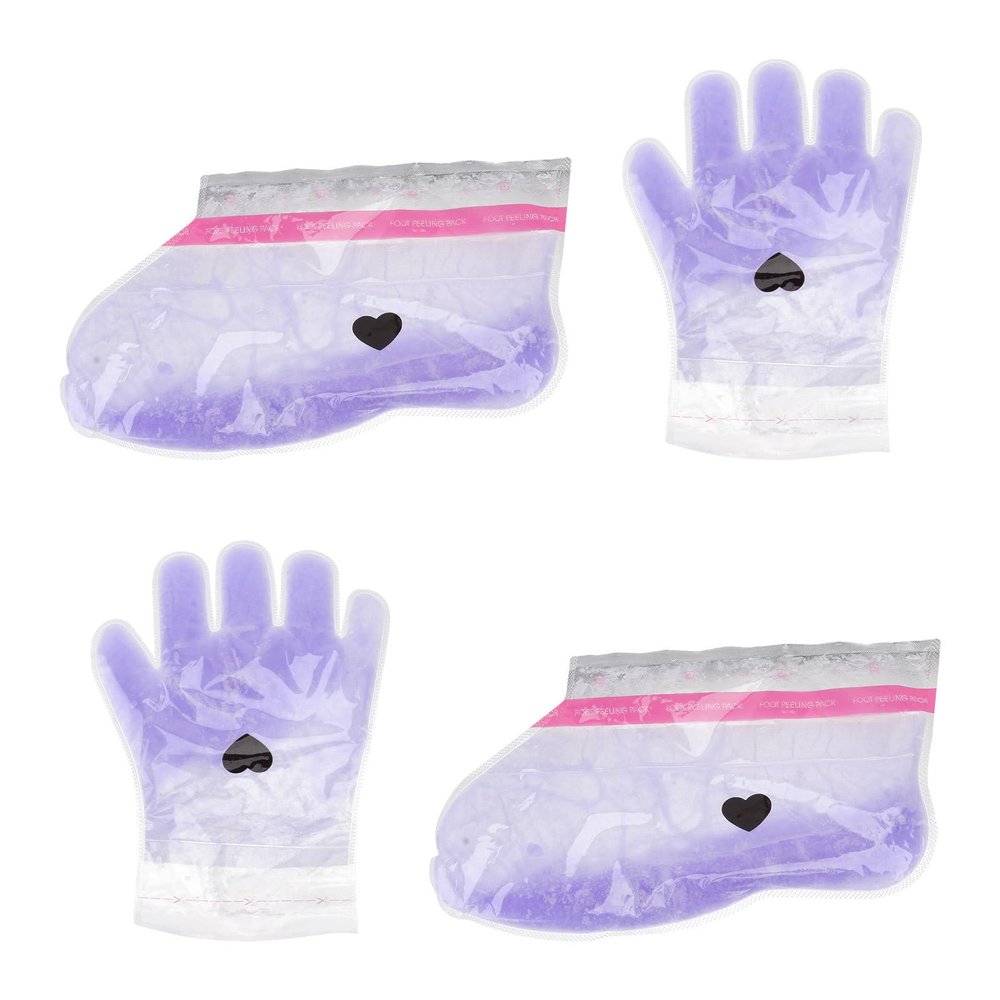 Angoily 2-Pair Paraffin Wax Covers for Hands and Feet, Lavender