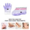 Angoily 2-Pair Paraffin Wax Covers for Hands and Feet, Lavender view 3