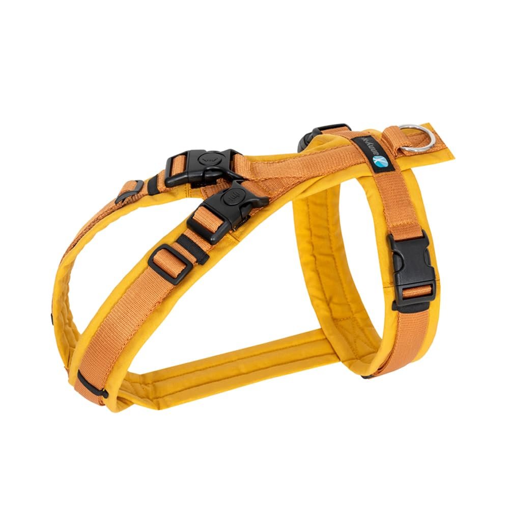Anny-X Open Fun Dog Harness for Sensitive Dogs, Goldglöckchen, Size M (Chest: 62–74 cm)