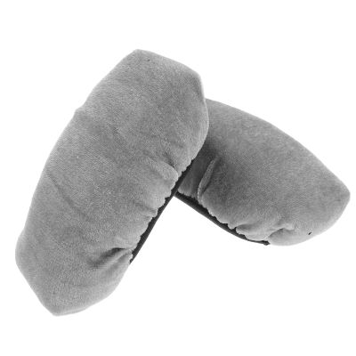 PAMINGONO 2-Pack Crutch Underarm Pads, Velvet and Foam, Elastic, Shock-Absorbing, Non-Slip