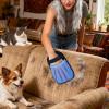 Cat Hair Remover Glove, Soft Pet Hair and Lint Roller view 2