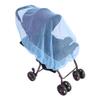 Fockety 1-Piece Baby Stroller Mosquito Net Cover, Safe Protection, Soft Polyester, Suitable for Bassinets, White (Blue) view 2
