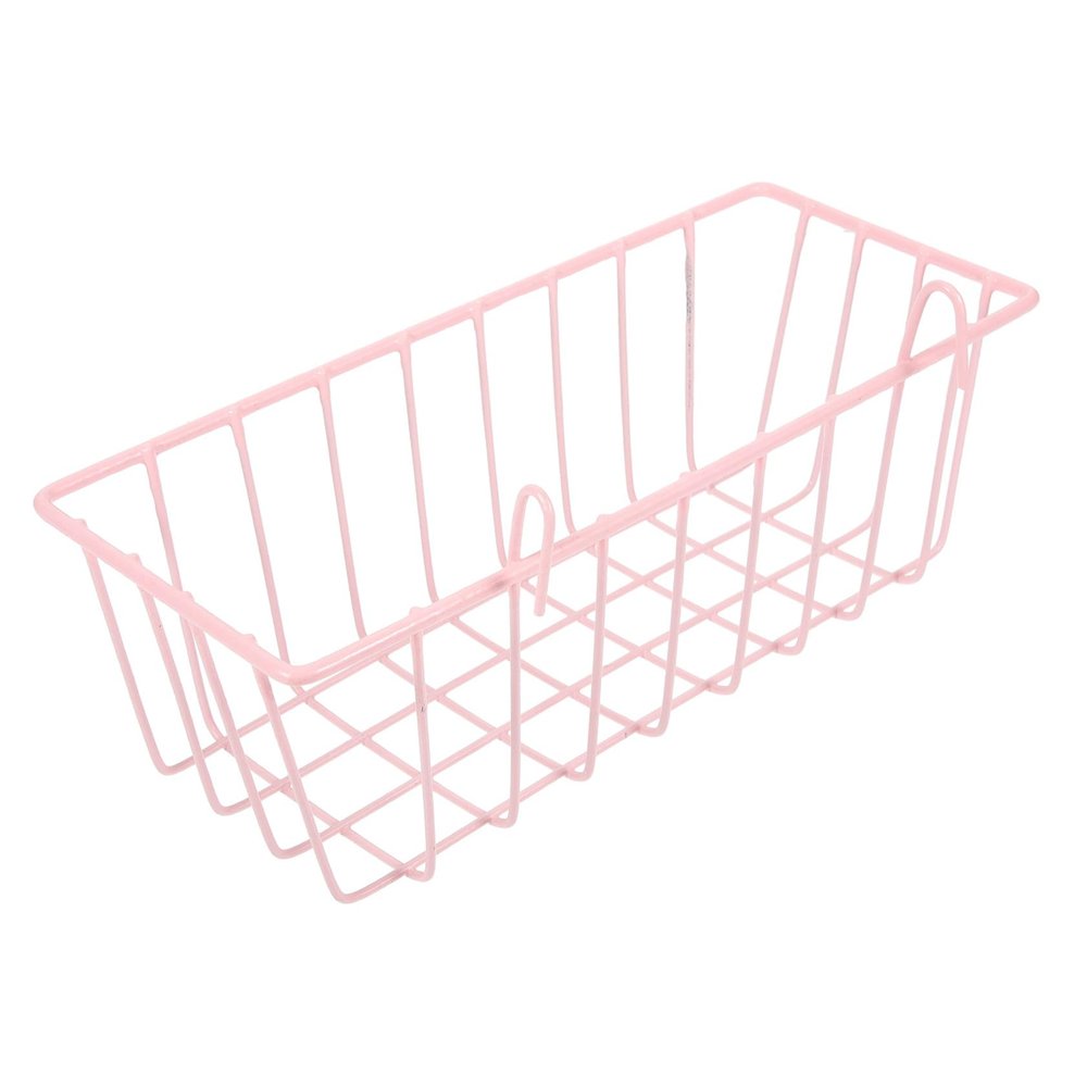 JOINPAYA Metal Hanging Hay Feeder for Rabbits, Pink