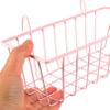 JOINPAYA Metal Hanging Hay Feeder for Rabbits, Pink view 4