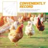 Toddmomy 50-Piece White Plastic Poultry Leg Bands for Easy Identification view 4
