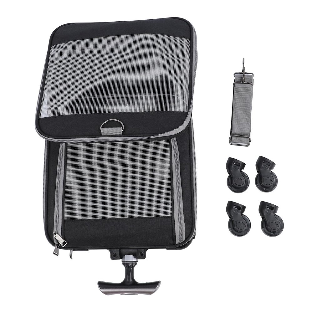 Pet Carrier for Dogs and Cats with Wheels
