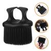 3-Pack Beard Brushes for Men, Black Nylon ABS Knuckle Brushes view 2