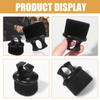 3-Pack Beard Brushes for Men, Black Nylon ABS Knuckle Brushes view 3