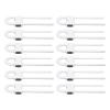 Dilwe ABS U-Shaped Child Safety Locks for Cabinets, Easy Installation, 12-Pack, White view 2